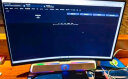 泰坦军团 31.5英寸 4K超高清  曲面显示器 R1500创新曲率 商用办公 低蓝光不闪屏 可壁挂 电脑显示屏32C1UF 实拍图