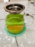 美斯尼 玻璃公道杯加茶漏套装大容量茶具配件不锈钢过滤网分茶器茶海玻璃大号带把手功夫茶道加厚耐热公杯 谷雨公道杯 实拍图