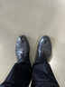 奥康官方男鞋 英伦正装皮鞋男士系带圆头德比商务通勤正装鞋真皮婚鞋 黑色 43 (265mm) 实拍图