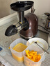 AIYFYHTE艾霏特榨汁机渣汁分离全自动原汁机小型家用多功能果汁机榨蔬菜水果西芹慢磨机料理机 BP8068咖啡色【双档变频】 实拍图