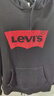 Levi's【特价来袭】李维斯情侣同款经典宽松休闲logo套头连帽卫衣 黑色 19622-0005 S 实拍图