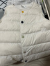 波司登（BOSIDENG）25新款轻薄羽绒服男女儿童5A抗菌90绒百搭休闲内搭短款经典马甲 奶酪米7798囤货拍大 110 /56 约 100-110cm 18kg 实拍图