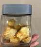 Glasslock韩国进口积木式储存罐零食杂粮厨房储物罐家用收纳罐防潮冰箱侧门 圆形豆绿色1050ml 实拍图