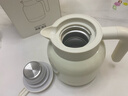 宝威玛（BVGMAV）保温壶英国 家用保温水壶 大容量不锈钢热水壶高档保温保冷瓶1L白 实拍图