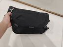 七匹狼斜挎包男款单肩包男士包包户外出差旅行大容量男包帆布便携小背包 款一黑色 实拍图