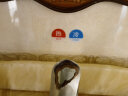 爱墨绘 亚克力冷热圆款标识酒店浴室标志自带背胶5对装35*35mm/对可定制 实拍图