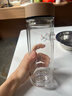 明霞玻璃杯双层大容量水杯便携车载男女商务茶水分离泡茶杯子550ml咖 实拍图