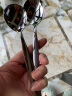 CM Live 德国316L不锈钢勺子家用吃饭勺调羹韩式长柄儿童汤匙铁小勺汤勺 中号圆勺2只装（17cm） 晒单实拍图