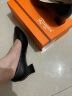 强人女鞋高跟鞋通勤女单鞋5CM气质粗跟职场商务女鞋 JDA170007 黑色 37码 晒单实拍图