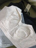 千奈美内衣女大胸显小薄款无痕无钢圈全罩杯收副乳文胸 梨花白 2XL 实拍图