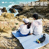 三峰出防潮垫户外露营加厚单人折叠蛋槽午睡用地垫睡垫 升级款 银色(双面铝膜) 实拍图