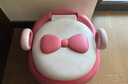 世纪宝贝（babyhood）儿童小马桶坐便器 加大款稳固防滑女宝宝大靠背PU软垫 蝴蝶结 实拍图