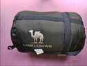 骆驼（CAMEL）户外露营保暖防风旅游可拼接睡袋A8W03009卡其2.15kg左(含内胆) 实拍图