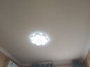 灵翔之光卧室灯吸顶灯无极遥控led灯具温馨简约现代薄家用房间灯2025新款 花朵 直径50cm  36w无极 实拍图