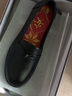 蜘蛛王单鞋女柔软透气妈妈鞋平底舒适中老年皮鞋女 090335 黑色 42  实拍图