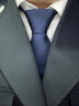 锡牧男士领带易拉得领带拉链懒人领带男结婚商务西装高端领带LM004C 晒单实拍图