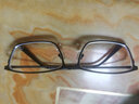 帕斯贝奇近视眼镜男纯钛超轻大脸眼镜架配度数变色散光蔡司旗下镜片眼睛框 大码-黑色 配1.60高透光防蓝光【超滑蓝膜】 实拍图