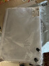 西玛（SIMAA）5只A4网格拉链袋文件袋科目分类文具袋考试收纳专用袋试卷袋补习袋 白色 6791 实拍图