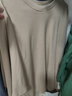 马登工装 美式复古重磅圆领珠地棉T恤宽松廓形半袖短袖五分袖男夏 卡其色（版型宽松） XL 实拍图