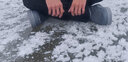 回力(Warrior)雪地靴户外百搭加绒保暖短筒靴休闲男靴 1143 灰色 42 实拍图
