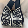 大英博物馆安德森猫和她的朋友们针织收纳手腕包手提包送女生生日礼物 实拍图
