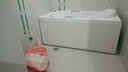 箭牌（ARROW）浴缸家用成人浴缸 亚克力按摩大浴缸小户型方形日式坐式浴池 1.4m五金浴缸/含花洒头/左裙 实拍图