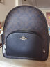 蔻驰（COACH） 蔻驰女包时尚简约百搭双肩包PVC配皮618送女生礼物618 中号-PVC配皮深棕色5671IMAA8 实拍图