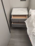 芝华仕床头柜岩板卧室百搭床边储物收纳家具G037冰岛灰 实拍图