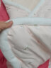 童泰秋冬婴儿床品可拆卸内胆抱毯外出新生儿加厚抱被 粉色 85cm*85cm 实拍图