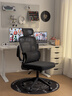 南皇电脑椅子人体工学椅护腰久坐办公室职员会议写字椅靠背升降转座椅 分离升降黑-收纳扶手-3级气杆 120-155度(含) 可旋转可升降扶手 -双背升降腰托 实拍图