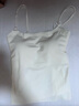 草本初色免穿内衣女背心美背打底内搭一体式带杯垫文胸 月光白【长款】 M 实拍图