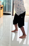 361°童装男女童梭织五分裤夏季新款小中大童运动裤男童短裤 经典黑1702A 150 实拍图