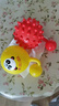 费雪（Fisher-Price）儿童玩具小皮球甩甩摇铃球黄色(含辰太按摩球红色)生日礼物礼品 实拍图