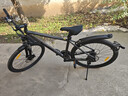 喜德盛山地自行车黑客380避震前叉21速禧玛诺变速X6铝合金车架通勤代步 黑/灰色（25款） 17寸（建议身高165-180） 实拍图