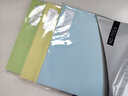 优必利 A4彩纸彩色打印纸幼儿园儿童手工长方形折剪纸图文彩页座签制作座位名卡纸多功能双面办公复印纸 浅绿 中厚120g/A4 100张 实拍图