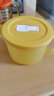 特百惠（Tupperware）微波可加热水晶汤碗水果碗 学生上班族便携饭盒460ml 黄色 实拍图