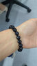金石灵天然黑碧玺手链男女款水晶玛瑙情侣手链佛珠手串转运珠送生日礼物 黑碧玺手链10毫米 实拍图