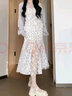 与欣碎花吊带连衣裙子女春夏装2024新品韩系甜美初恋减龄仙女中长裙 吊带连衣裙【单件】 均码【可备注码数】 实拍图