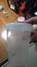 茶花（CHAHUA）牛奶杯子微波炉加热带盖塑料杯儿童中号带把手杯子加厚冷饮奶粉杯 2只装带盖 450ml 实拍图