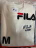 斐乐（FILA）官方男子加绒保暖卫衣秋冬季时尚休闲简约圆领套头衫长袖上衣男装 蒸汽白-IV S 实拍图
