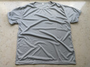 运动冰丝短袖T恤长袖男网眼透气速干衣冰感大码运动沙滩上衣SJ 浅灰色 4XL 实拍图