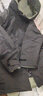 雅鹿羽绒服男中长款2023冬季新款加厚大毛领派克服连帽时尚防寒外套 黑色 180/XL 实拍图