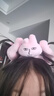 粉红兔子搞怪发箍趣味头箍女生洗脸抓刘海薅头发搞笑可爱卡通发饰 粉兔子 实拍图
