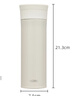 膳魔师（THERMOS）保温杯550ml男女陶瓷内胆泡茶咖啡水杯子学生生日礼物TCMV白雪 实拍图