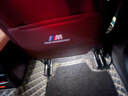 梦佑适用于宝马后排座椅防踢垫i3新3系5系x1x3ix3x5改装汽车内饰用品 M标【火山红】座椅防踢垫-2件 23-25款320li/325li/330Li 实拍图