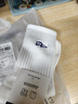 YOOOURTHING白色袜子男中筒纯色棉袜秋冬吸汗透气运动篮球袜潮流男袜高筒长袜 白闪电+白滑板+白电量+白彩虹+白旗帜 5双 均码 37-44码 实拍图