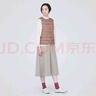 MUJI女式 轻量羽绒便携式背心女款马甲马夹秋冬保暖外搭羽绒内胆 烟熏粉色 M (160/84A) 实拍图