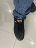 海澜之家HLA男鞋秋冬款休闲皮鞋子男士板鞋HAAXXM4DBF453 黑色短绒款39 实拍图