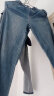 海澜之家（HLA）牛仔裤男24新款循迹亦心即为系列锥形裤子男夏季 蓝灰牛过渡色（中） 175/84A(L) 推荐66-71kg 晒单实拍图