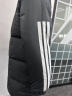 阿迪达斯 （adidas）冬男子长款连帽防寒保暖羽绒服蓬松外套 JG3840 黑色 L  实拍图
